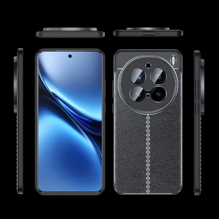 EDA007038906A_1.webp Litchi Texture Shockproof TPU Phone Case, For vivo X200, For vivo X200 Pro mini, For vivo X200 Pro, For vivo V40 Pro, For vivo V40, For vivo S19 Pro - Image 2