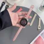 T-shaped Starry Sky Style Litchi Texture Genuine Leather Watch Band - Image 11