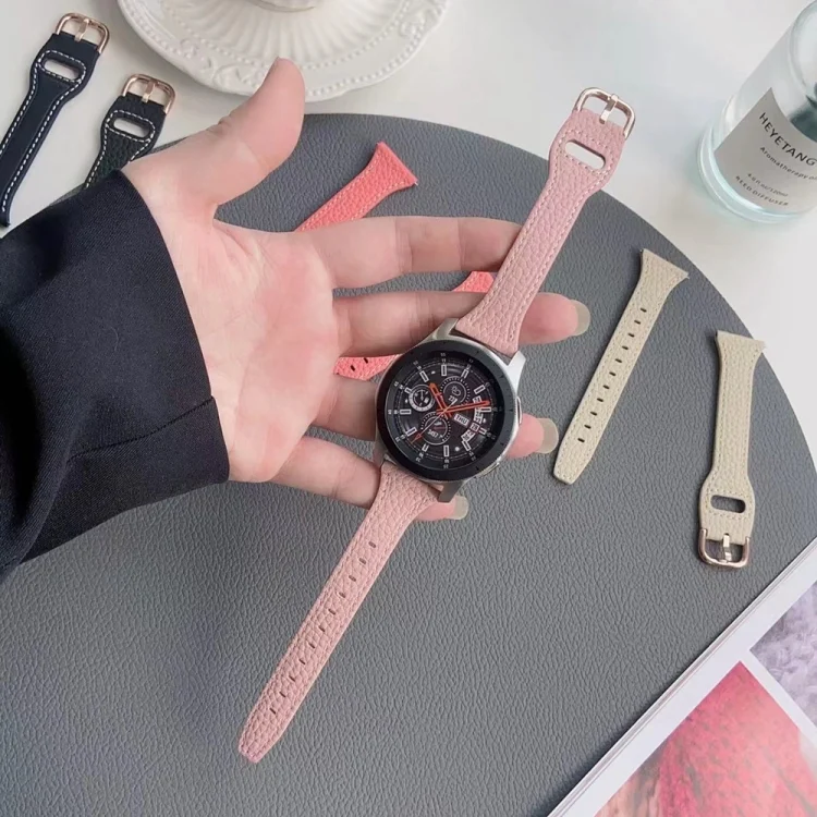 EDA007039401A_4.webp T-shaped Starry Sky Style Litchi Texture Genuine Leather Watch Band - Image 11