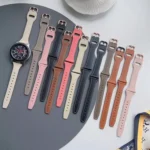 T-shaped Starry Sky Style Litchi Texture Genuine Leather Watch Band - Image 2