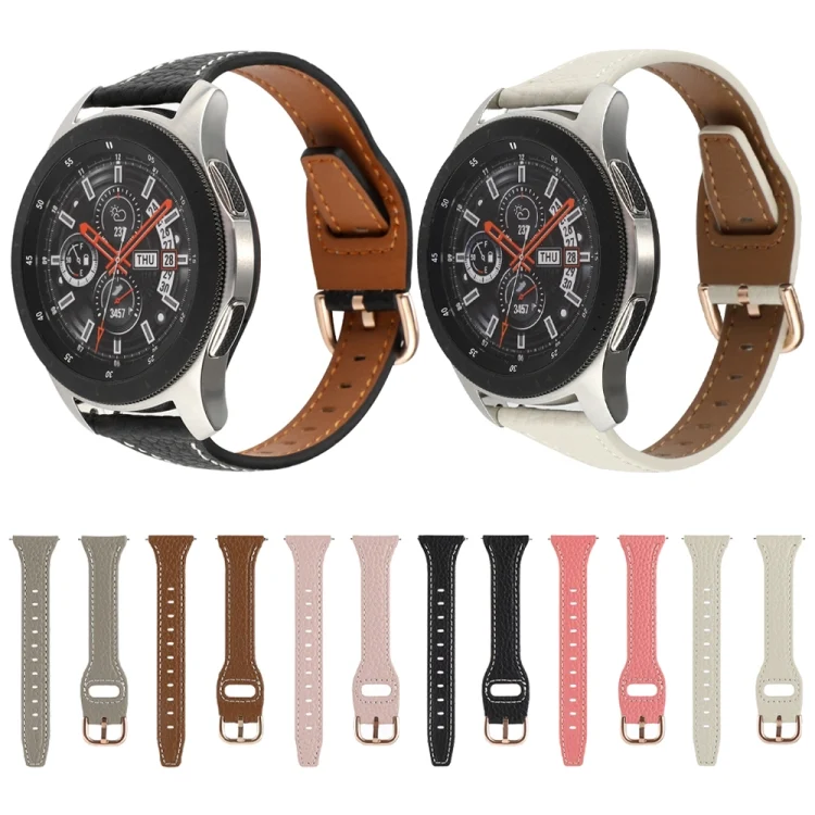 EDA0070394_B3.webp T-shaped Starry Sky Style Litchi Texture Genuine Leather Watch Band - Image 4