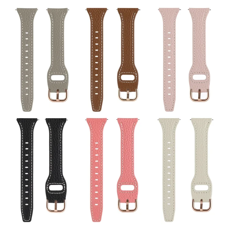 EDA0070394_B6.webp T-shaped Starry Sky Style Litchi Texture Genuine Leather Watch Band - Image 7