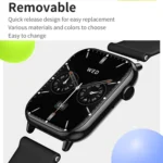 HD15 1.75 inch Silicone Strap IP68 Waterproof Smart Watch, Support Sedentary Reminder / Sleep Monitoring - Image 4