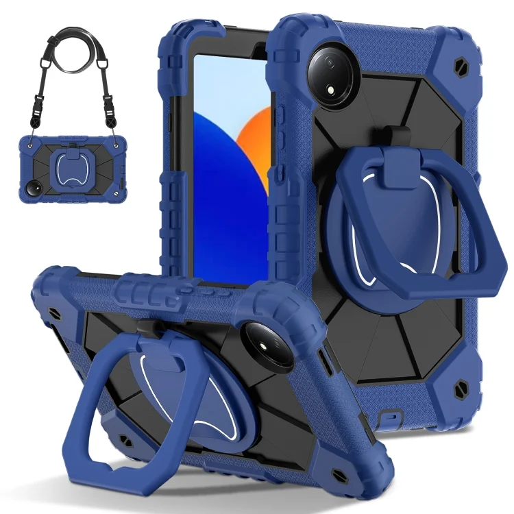 Contrast Color Robot Silicone Hybrid PC Tablet Case, For Xiaomi Redmi Pad SE 8.7