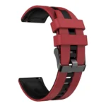 Vertical Two Color Silicone Watch Band - Image 4