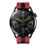 Vertical Two Color Silicone Watch Band - Image 5
