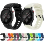 Sports Style Steel Buckle Silicone Watch Band - Image 2