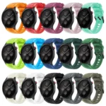 Sports Style Steel Buckle Silicone Watch Band - Image 3