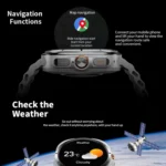 W7 1.43 inch IP68 Waterproof Smart Watch, Support Sedentary Reminder / Sleep Monitoring - Image 8