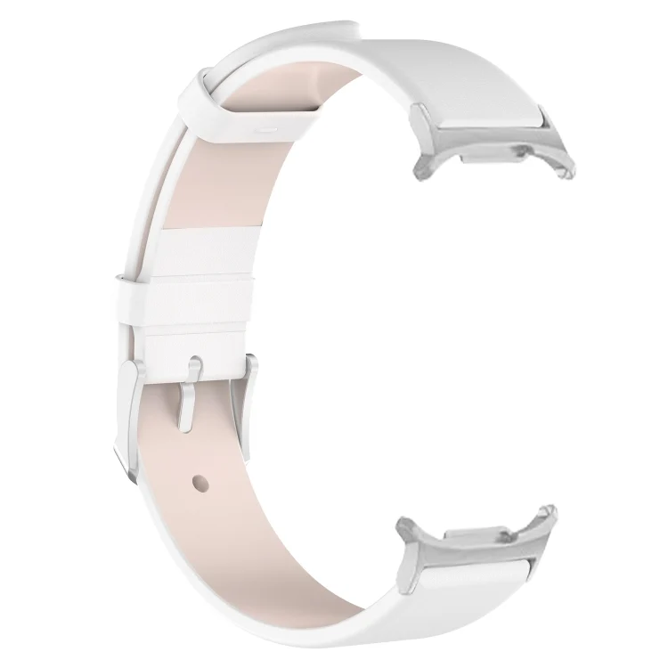 EDA007049801A_1.webp Stainless Steel Silver Buckle Leather Watch Band - Image 3