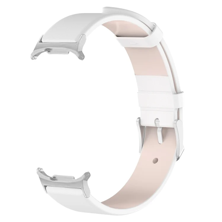 EDA007049801A_2.webp Stainless Steel Silver Buckle Leather Watch Band - Image 4