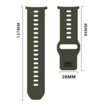 Wavy Texture Silicone Watch Band - Image 4