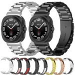 Three Beads Stainless Steel Watch Band - Image 2