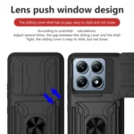 Sliding Camshield TPU+PC Phone Case with Card Slot, For Xiaomi 14T Pro, For Xiaomi Poco X6 Pro - Image 3