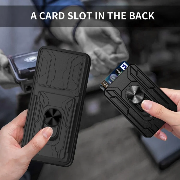 EDA007054202A_4.webp Sliding Camshield TPU+PC Phone Case with Card Slot, For Xiaomi 14T Pro, For Xiaomi Poco X6 Pro - Image 5