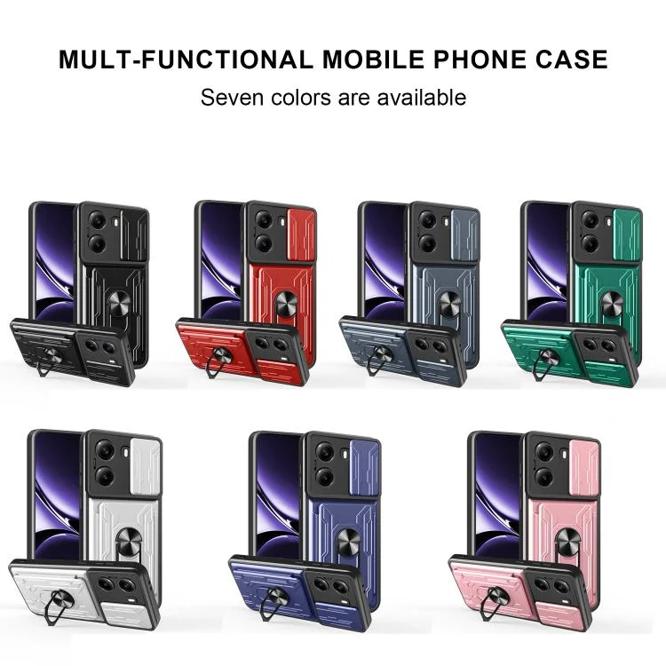 EDA007054203A_1.webp Sliding Camshield TPU+PC Phone Case with Card Slot, For Xiaomi Poco X7 Pro, For Xiaomi Poco M7 Pro 5G - Image 2