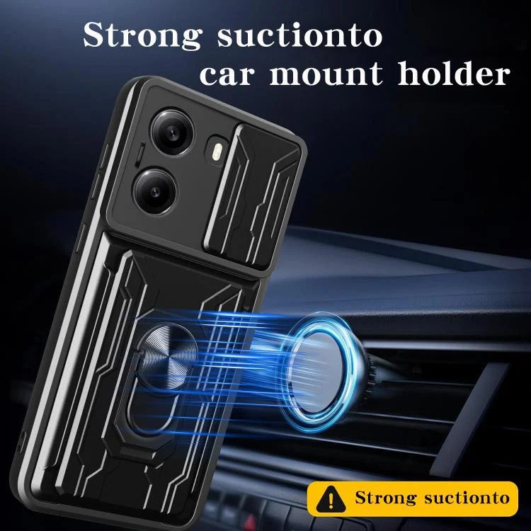 EDA007054203A_4.webp Sliding Camshield TPU+PC Phone Case with Card Slot, For Xiaomi Poco X7 Pro, For Xiaomi Poco M7 Pro 5G - Image 5