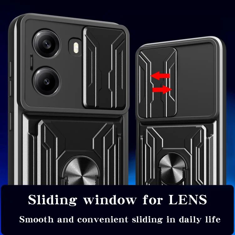 EDA007054203A_6.webp Sliding Camshield TPU+PC Phone Case with Card Slot, For Xiaomi Poco X7 Pro, For Xiaomi Poco M7 Pro 5G - Image 7
