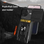 Sliding Camshield TPU+PC Phone Case with Card Slot, For Xiaomi Poco F7 Ultra, For Xiaomi Poco F7 Pro - Image 2