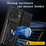 Sliding Camshield TPU+PC Phone Case with Card Slot, For Xiaomi Poco F7 Ultra, For Xiaomi Poco F7 Pro - Image 4