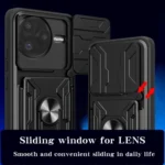 Sliding Camshield TPU+PC Phone Case with Card Slot, For Xiaomi Poco F7 Ultra, For Xiaomi Poco F7 Pro - Image 7