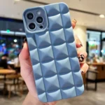 3D Grid TPU Phone Case, For iPhone 14 Pro Max