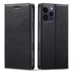 LC.IMEEKE RFID Anti-theft Leather Phone Case, For iPhone 16 Pro Max, For iPhone 16 Pro, For iPhone 16 Plus, For iPhone 16