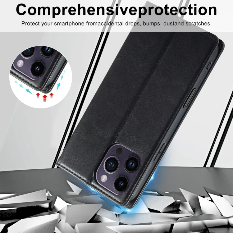 EDA007057701A_6.webp LC.IMEEKE RFID Anti-theft Leather Phone Case, For iPhone 16 Pro Max, For iPhone 16 Pro, For iPhone 16 Plus, For iPhone 16 - Image 7