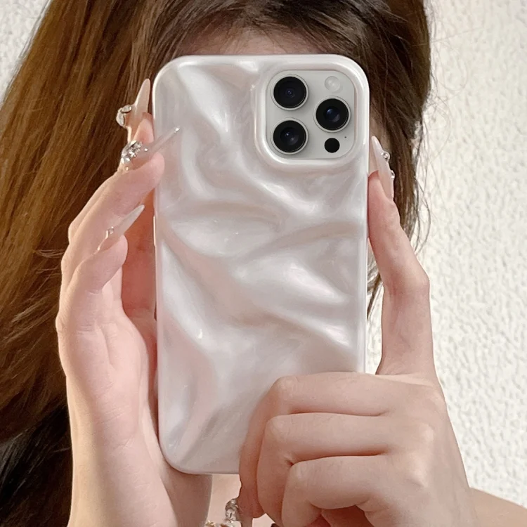 EDA007060502A_6.webp Water Ripple Electroplating Paint TPU Phone Case, For iPhone 15 Pro - Image 7