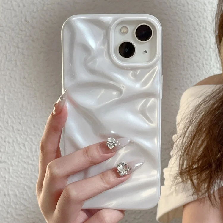 EDA007060503A_1.webp Water Ripple Electroplating Paint TPU Phone Case, For iPhone 15 Plus - Image 2