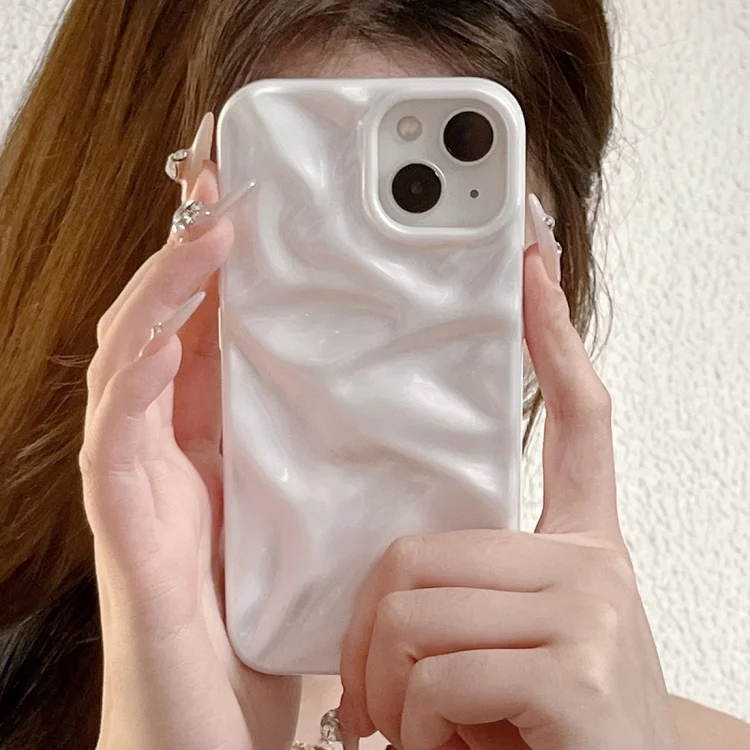EDA007060503A_6.webp Water Ripple Electroplating Paint TPU Phone Case, For iPhone 15 Plus - Image 7