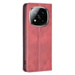 Rhombus Texture Magnetic Leather Phone Case, For Redmi Note 14 Pro 5G / Note 14 Pro+ 5G, For Redmi 14C 4G - Image 4