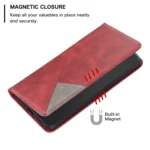 Rhombus Texture Magnetic Leather Phone Case, For Redmi Note 14 Pro 5G / Note 14 Pro+ 5G, For Redmi 14C 4G - Image 7