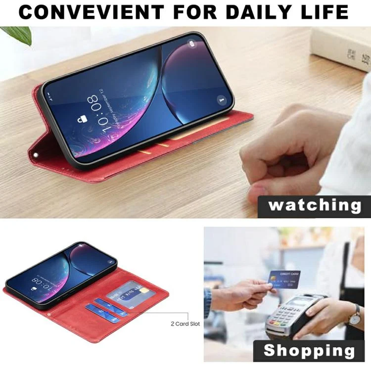 EDA007060608A_4.webp Rhombus Texture Magnetic Leather Phone Case, For Redmi 15C 4G 173.1mm / 15C 5G 173.1mm, For Redmi A5 4G 171.7mm, For Redmi K80 / K80 Pro - Image 5