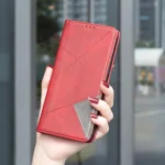 Rhombus Texture Magnetic Leather Phone Case, For Redmi 15C 4G 173.1mm / 15C 5G 173.1mm, For Redmi A5 4G 171.7mm, For Redmi K80 / K80 Pro - Image 9