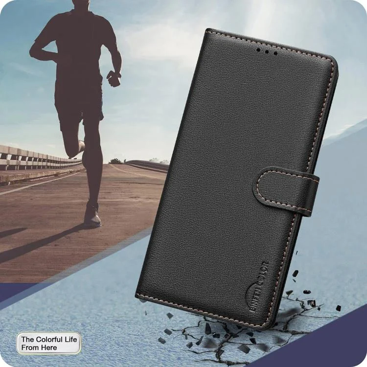EDA007061806A_5.webp Litchi Texture RFID Anti-theft Leather Phone Case, For Redmi Turbo 4, For Redmi Note 14 Pro 4G, For Redmi Note 14 4G 163.25mm, For Redmi Note 14 5G - Image 6