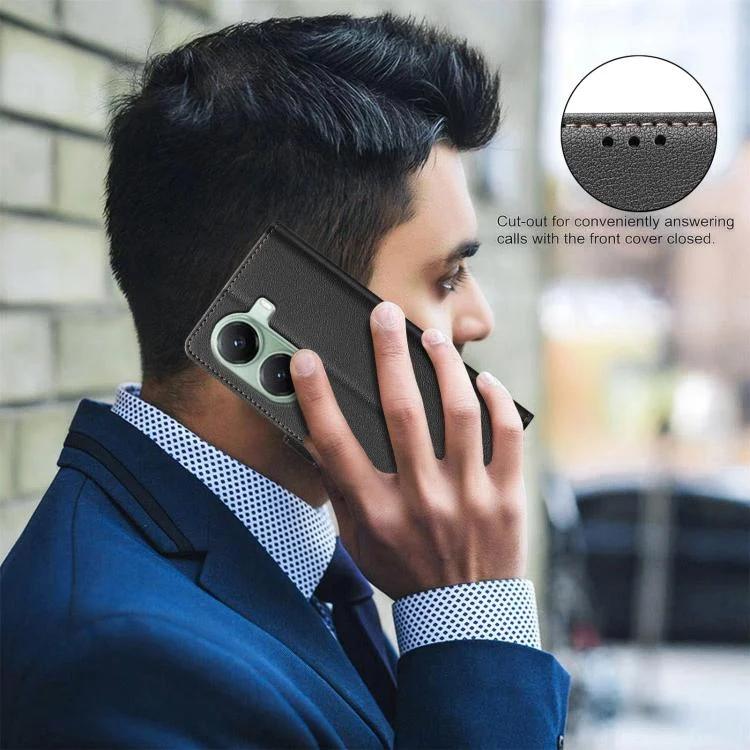 EDA007061806A_6.webp Litchi Texture RFID Anti-theft Leather Phone Case, For Redmi Turbo 4, For Redmi Note 14 Pro 4G, For Redmi Note 14 4G 163.25mm, For Redmi Note 14 5G - Image 7