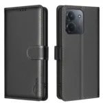 Litchi Texture RFID Anti-theft Leather Phone Case, For Redmi 15C 4G 173.1mm / 15C 5G 173.1mm, For Redmi Turbo 4 Pro, For Redmi A5 4G 171.7mm, For Redmi K80 / K80 Pro