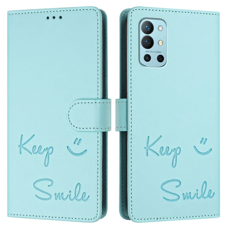 EDA007064722A_2.webp Smile Embossing RFID Leather Phone Case, For OnePlus 9R / 8T, For OnePlus Nord CE 5G, For OnePlus Nord 2 5G - Image 3
