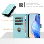 Smile Embossing RFID Leather Phone Case, For OnePlus 9 Pro, For OnePlus 9, For OnePlus Nord N10 5G - Image 4