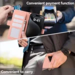 ABEEL Frosted Magnetic RFID Leather Phone Case, For Redmi 15C 4G EU / 15C 5G 173.1mm, For Redmi 13X, For Redmi A5 4G 173.3mm - Image 8