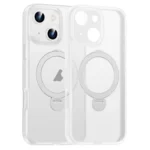 Matte Texture 360 Degree Rotary Tone Holder MagSafe Phone Case, For iPhone 16 Plus, For iPhone 16