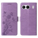 Embossed Butterfly Flowers Leather Phone Case, For OnePlus Nord 4 5G, For OnePlus Ace 3 Pro 5G, For OnePlus Nord CE 4 Lite, For OnePlus Ace 3V - Image 3