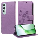 Embossed Butterfly Flowers Leather Phone Case, For OnePlus Nord CE 4 5G, For OnePlus 12R / Ace 3 5G, For OnePlus 12, For OnePlus Nord CE3
