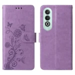 Embossed Butterfly Flowers Leather Phone Case, For OnePlus Nord CE 4 5G, For OnePlus 12R / Ace 3 5G, For OnePlus 12, For OnePlus Nord CE3 - Image 3