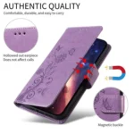 Embossed Butterfly Flowers Leather Phone Case, For OnePlus Ace 5 Ultra / Nord 5, For OnePlus Ace 5 Racing / Nord CE5, For OnePlus 13R / Ace 5 / Ace 5 Pro, For OnePlus 13 - Image 4