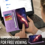 Embossed Butterfly Flowers Leather Phone Case, For OnePlus Ace 5 Ultra / Nord 5, For OnePlus Ace 5 Racing / Nord CE5, For OnePlus 13R / Ace 5 / Ace 5 Pro, For OnePlus 13 - Image 5