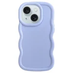 Big Wave Puff Shape TPU Phone Case, For iPhone 15, For iPhone 14 Plus, For iPhone 14