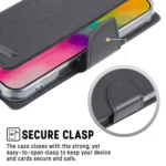 GOOSPERY CANVAS DIARY Fabric Texture Flip Leather Phone Case, For iPhone 16 Pro Max, For iPhone 16 Pro, For iPhone 16 Plus, For iPhone 16 - Image 4