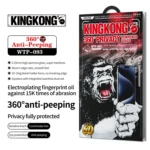 WK WTP-093 King Kong 6D Curved 360 Degree Privacy Tempered Glass Film, For iPhone 16 Pro Max, For iPhone 16 Pro, For iPhone 16 Plus / 15 Plus, For iPhone 16 / 15 - Image 2